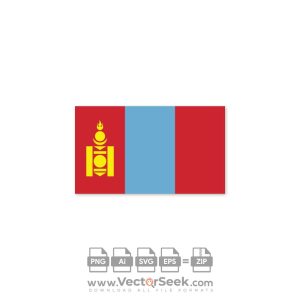 Mongolia Flag Vector