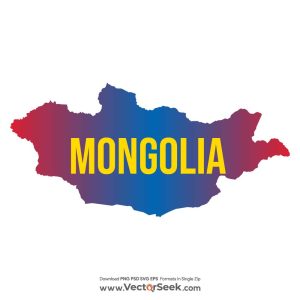 Mongolia Map Vector