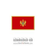 Montenegro Flag Vector