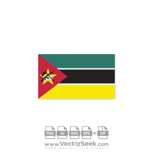 Mozambique Flag Vector