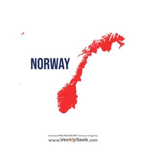 NORWAY Map Vector