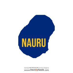 Nauru Map Vector