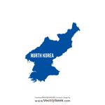 North Korea Map Vector