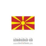 North Macedonia Flag Vector