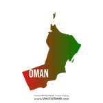 OMAN Map Vector