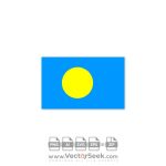 Palau Flag Vector