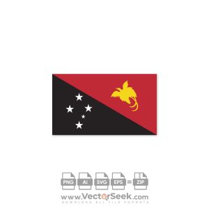 Papua New Guinea Flag Vector