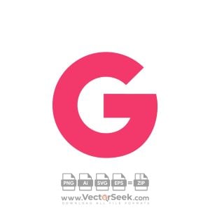 Pink Google Icon Vector