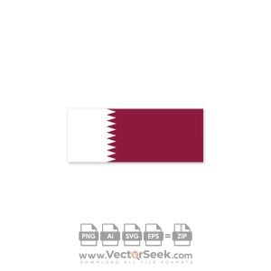Qatar Flag Vector