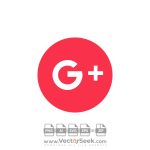 Red Google Plus Icon Vector