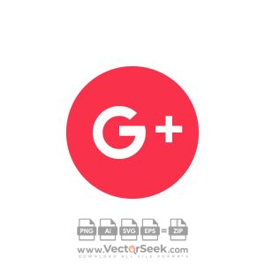 Red Google+ Icon Vector