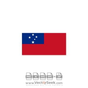 Samoa Flag Vector