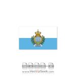 San Marino Flag Vector