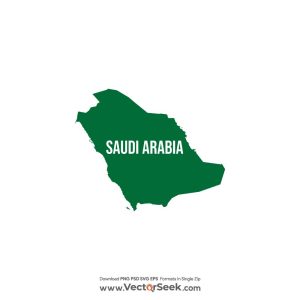Saudi Arabia Map Vector