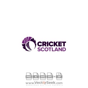 Scotland Cricket Logo Vector