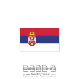 Serbia Flag Vector