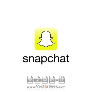 Snapchat Logo With Name Vector