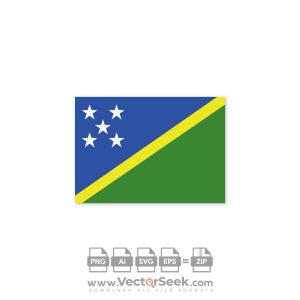 Solomon Islands Flag Vector