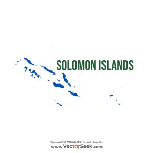 Solomon Islands Map Vector