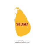 Sri Lanka Map Vector