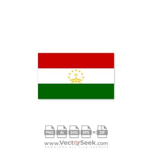 Tajikistan Flag Vector