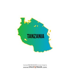 Tanzania Map Vector