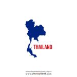 Thailand Map Vector