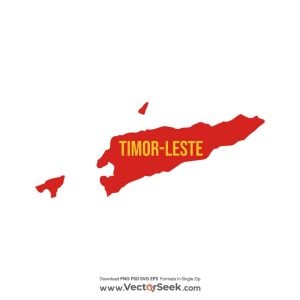 Timor Leste Map Vector