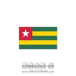 Togo Flag Vector