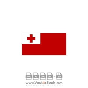 Tonga Flag Vector
