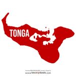 Tonga Map Vector