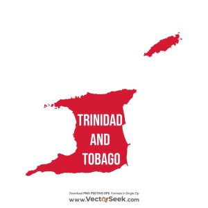 Trinidad  and  Tobago Map Vector