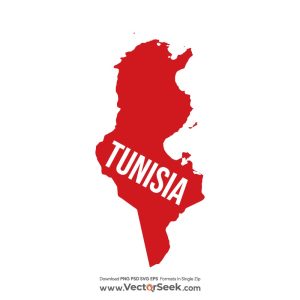 Tunisia Map Vector