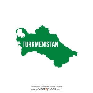 Turkmenistan Map Vector
