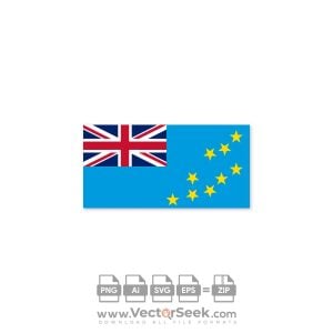 Tuvalu Flag Vector