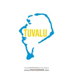 Tuvalu Map Vector