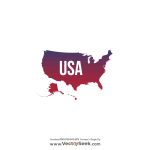 USA Map Vector