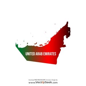 United Arab Emirates Map Vector