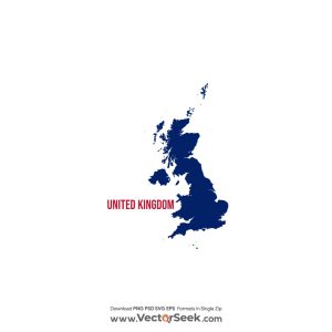United Kingdom Map Vector