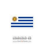 Uruguay Flag Vector