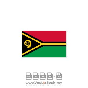 Vanuatu Flag Vector