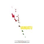 Vanuatu Map Vector