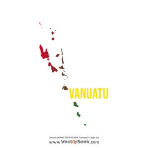 Vanuatu Map Vector