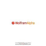 Wolfram Alpha Logo Vector