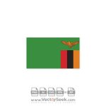 Zambia Flag Vector