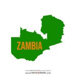 Zambia Map Vector