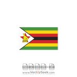 Zimbabwe Flag Vector