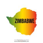 Zimbabwe Map Vector