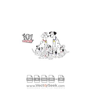 101 Dalmatians Logo Vector