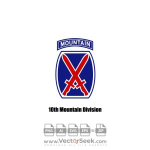 10th Mountain Division Logo Vector